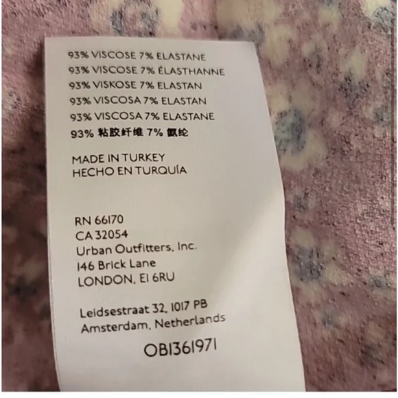 Free People Sweet Talker Red Mini Dress Floral Burgundy small sm - Picture 8 of 8